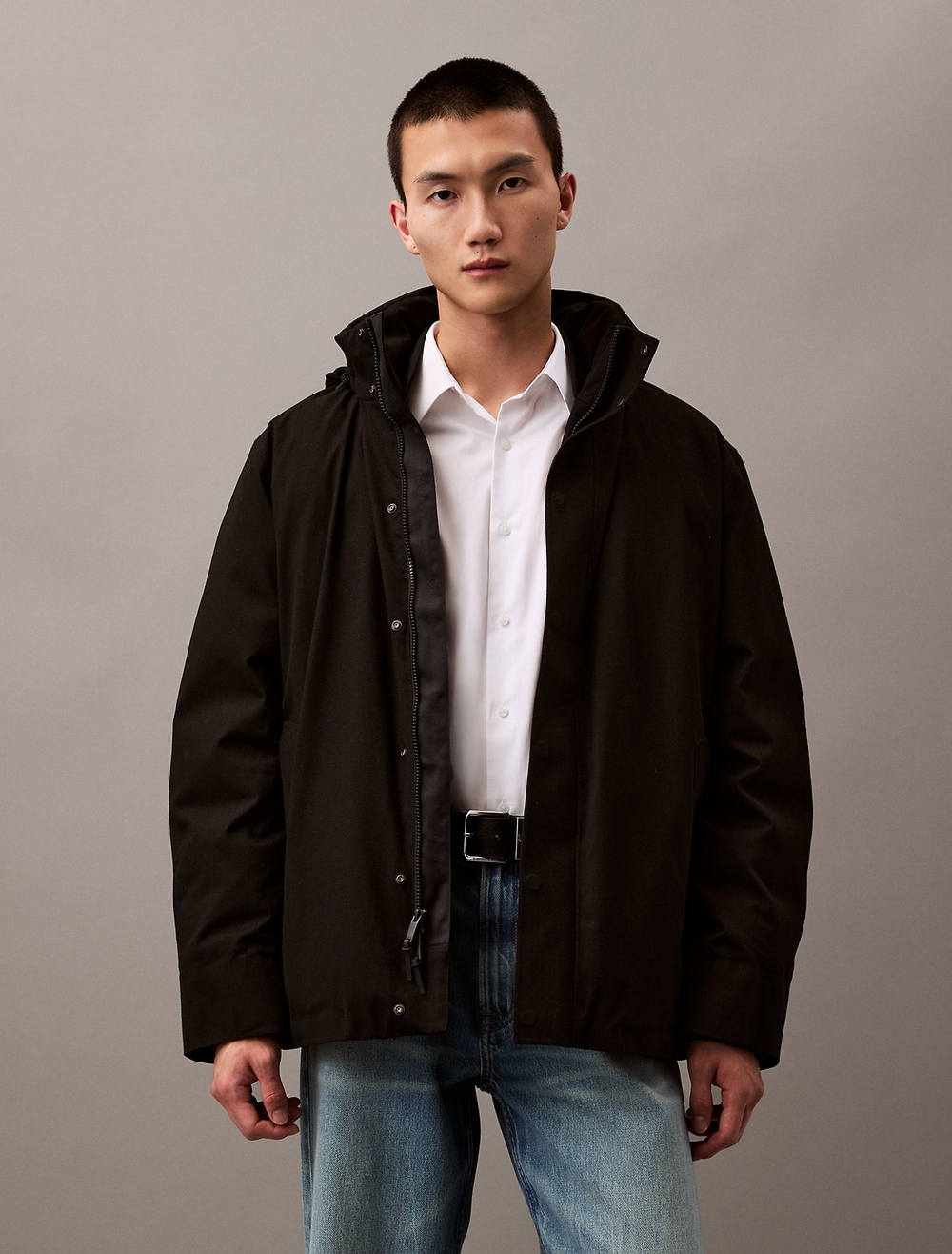 Пуховик Calvin Klein Melange Tech Puffer Jacket Black
