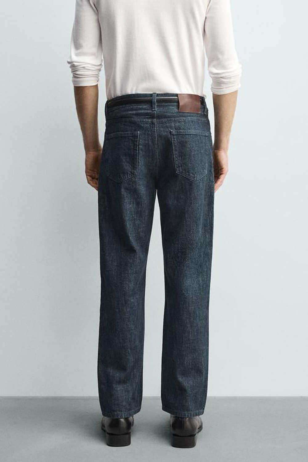 ZARA ДЖИНСЫ КЛАССИЧЕСКОГО КРОЯ, СИНИЙ