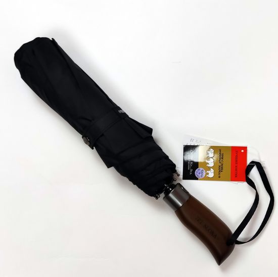 Мужской зонт Три Слона Чёрный Полный автомат 705