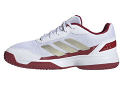 Детские кросовки для Padel Adidas Kids Crazyquick Shoes - cloud white/ice gold metallic/cloud white