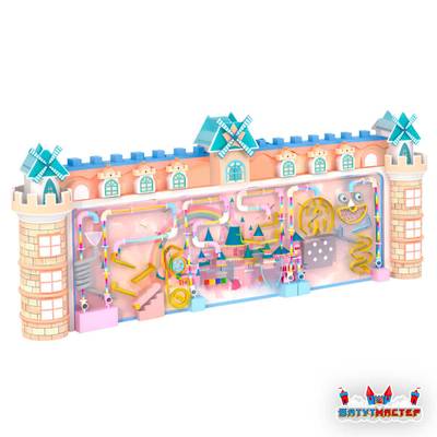 Интерактивная стена для детского сада «Сказочное королевство», 7,2×2,6×0,8 м