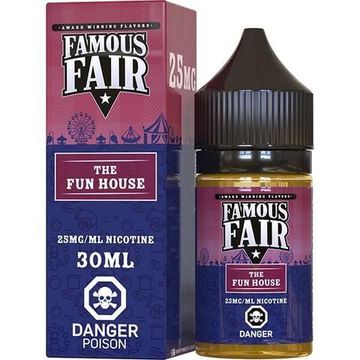 Жидкость Famous Fair (30 мл, 20 мг HARD SALT) The Fun House (Strawberry Pound Cake)