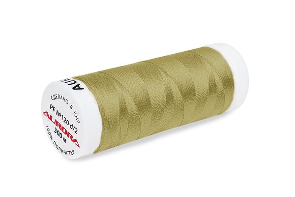 Нитки для креативных работ Aurora №120, 300 м, цв. PF842, 5 катушек