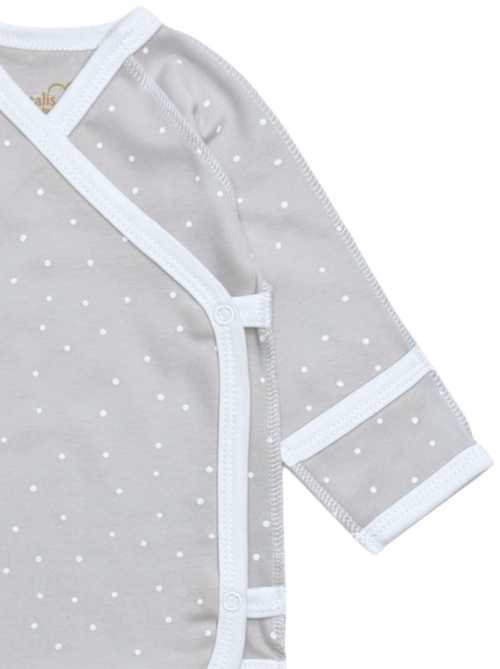 Боди-кимоно Горошек gray (56,62)