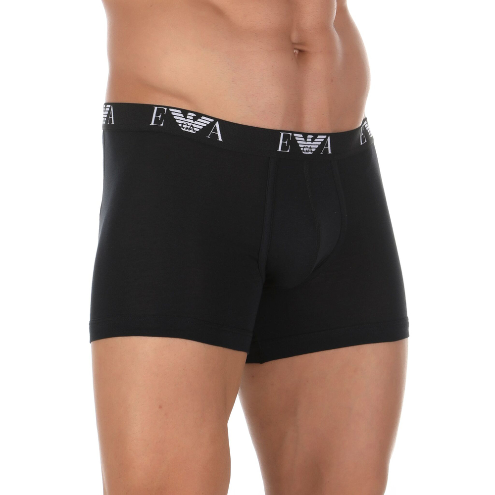 Набор из 2 черных мужских трусов-боксеров Emporio Armani (Размер: M) (Цвет: черный)