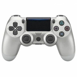 Беспроводной геймпад для PS4 и ПК / Джойстик Bluetooth для Playstation 4, Apple (IPhone, IPad), Androind, ПК - белый
