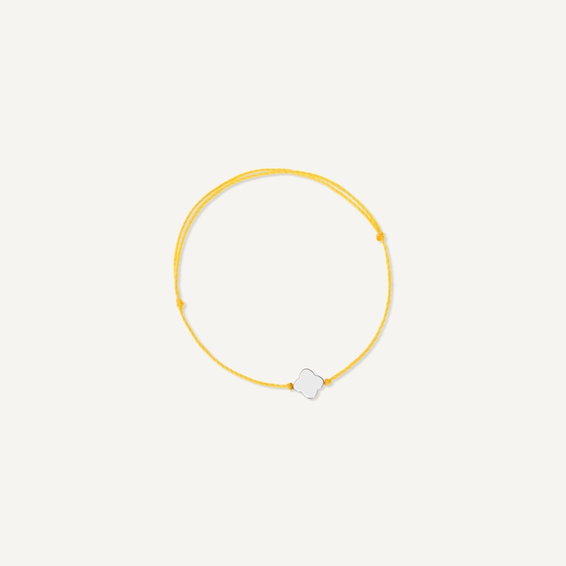 Браслет Сплетенный – Желтый