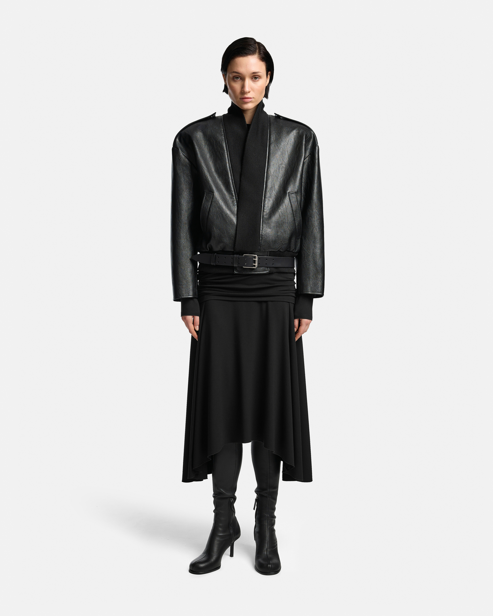 ЮБКА С РЕЛЬЕФАМИ ИЗ ТРИКОТАЖА