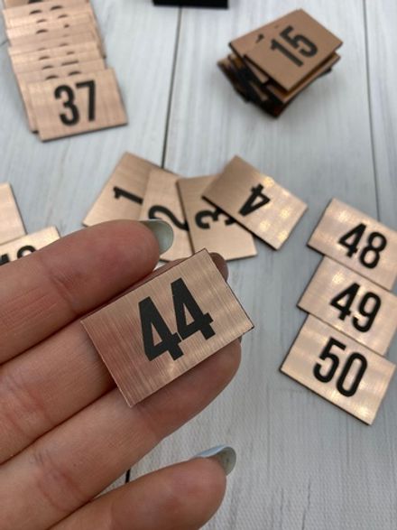 Нумерация для гардероба 50шт