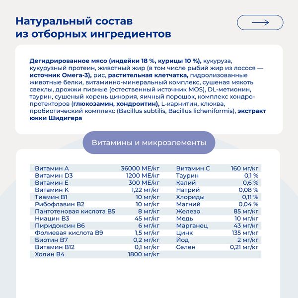 Сухой корм Jarvi для стерилизованных кошек и кастрированных котов старше 7 лет, индейка