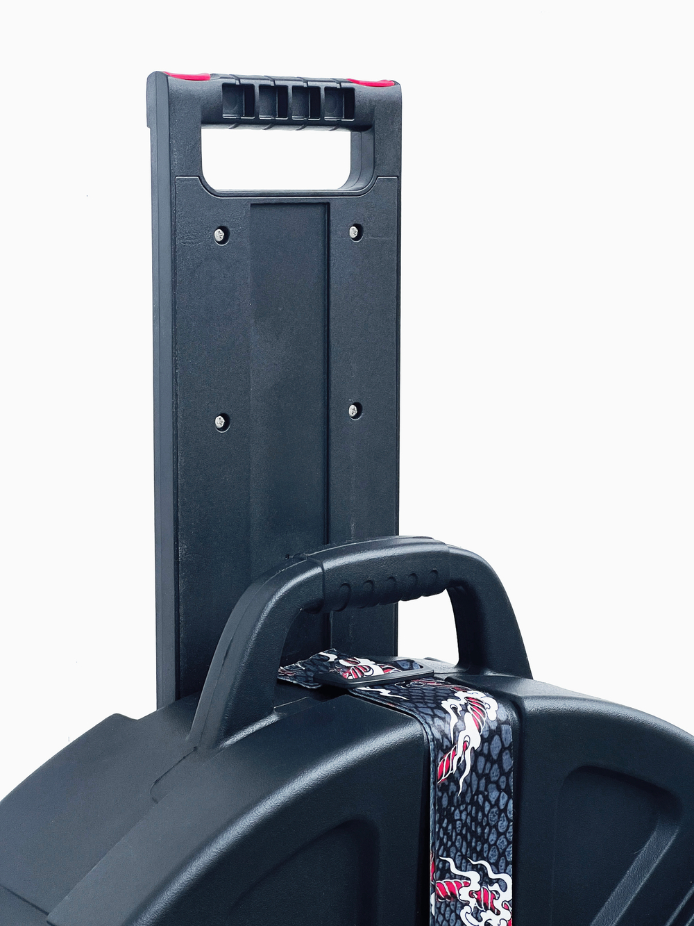 Кейс кофр ЧЕРНЫЙ для барабанных тарелок до 24" на колесах и с выдвижной ручкой DGCASE DARUMA 24-01А