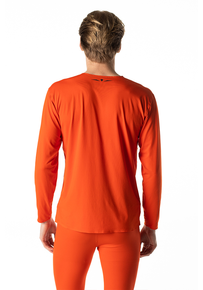 ЛОНГСЛИВ УТЕПЛЕННЫЙ МУЖСКОЙ WARM LONG SLEEVE TEE | TANGERINE