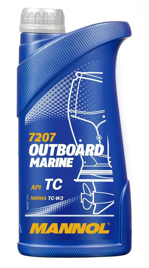 Масло Mannol мототехника Outboard Marine NMMA TC-W3 синтетическое 1л