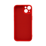 Силиконовый матовый чехол Silicone Case NEW ERA для iPhone 14, без логотипа, красный