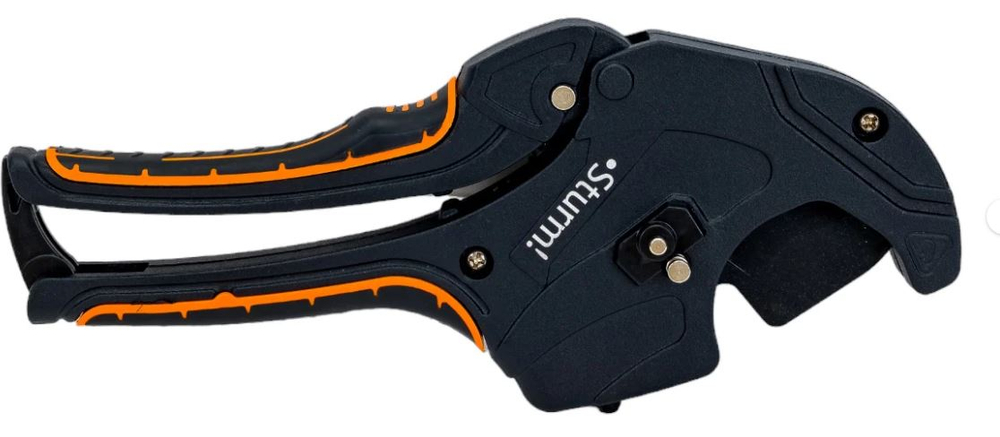 Ножницы для резки труб ПВХ 50мм Sturm 1074-09-50 SK5, ТЕФЛОН. покрытие, стоп. скоба