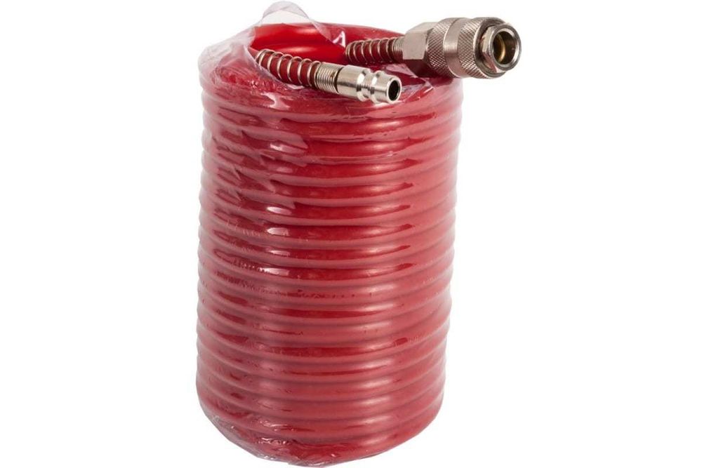 Шланг спиральный пневм. 10 м разъем EURO