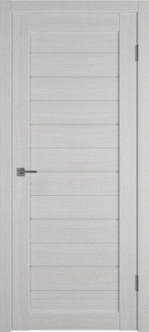 Межкомнатная дверь экошпон VFD (ВФД) Atum 5 Bianco стекло White Cloud