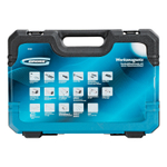 Набор инструментов, 1/4", 1/2", CrV, 120 зубьев, 76 предметов Gross