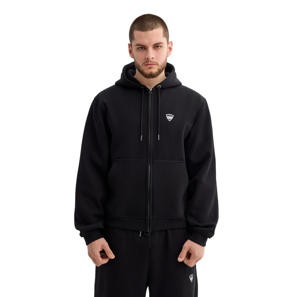 Зип-Худи Питерский Щит "Лого" Чёрный