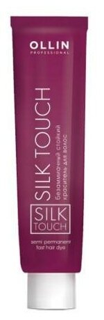 OLLIN SILK TOUCH 8/72 светло-русый коричнево-фиолетовый 60мл Безаммиачный стойкий краситель для вол