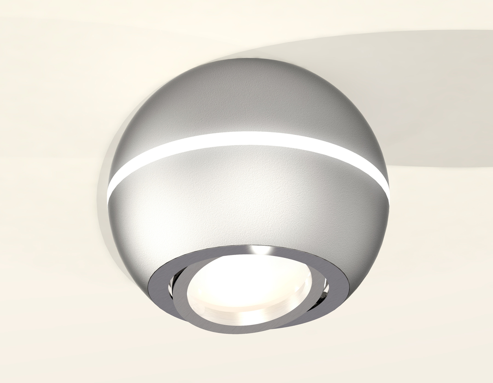 XS1103011 SSL/PSL серебро песок/серебро полированное MR16 GU5.3 LED 3W 4200K (C1103, N7003)