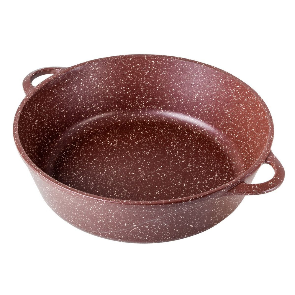 Жаровня алюминий, 3.5 л, антиприг, Горница, Шоколад, ж6026аш