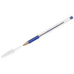 Ручка шариковая Bic "Cristal Grip" синяя, 1,0мм, грип