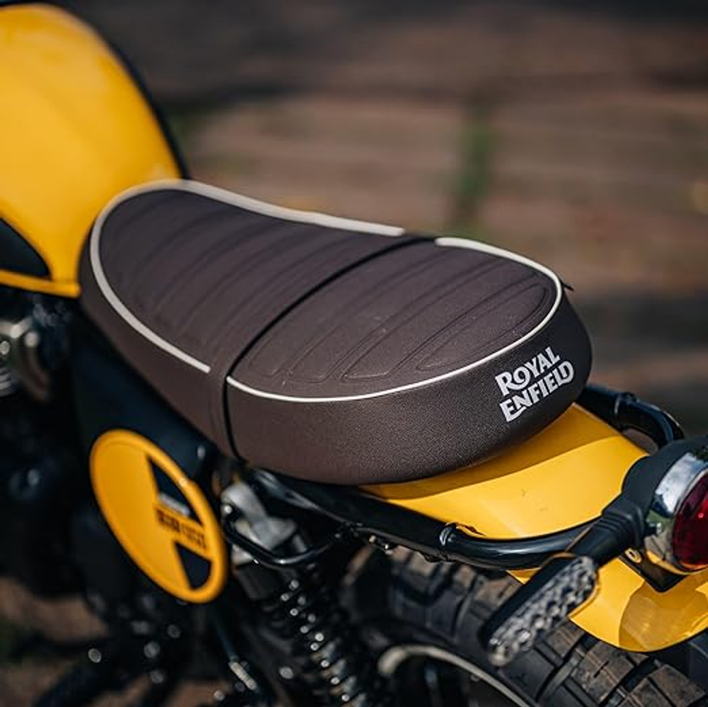 Сиденье водителя Signature Scrambler Royal Enfield коричневое, Bear 650, арт. 1990532