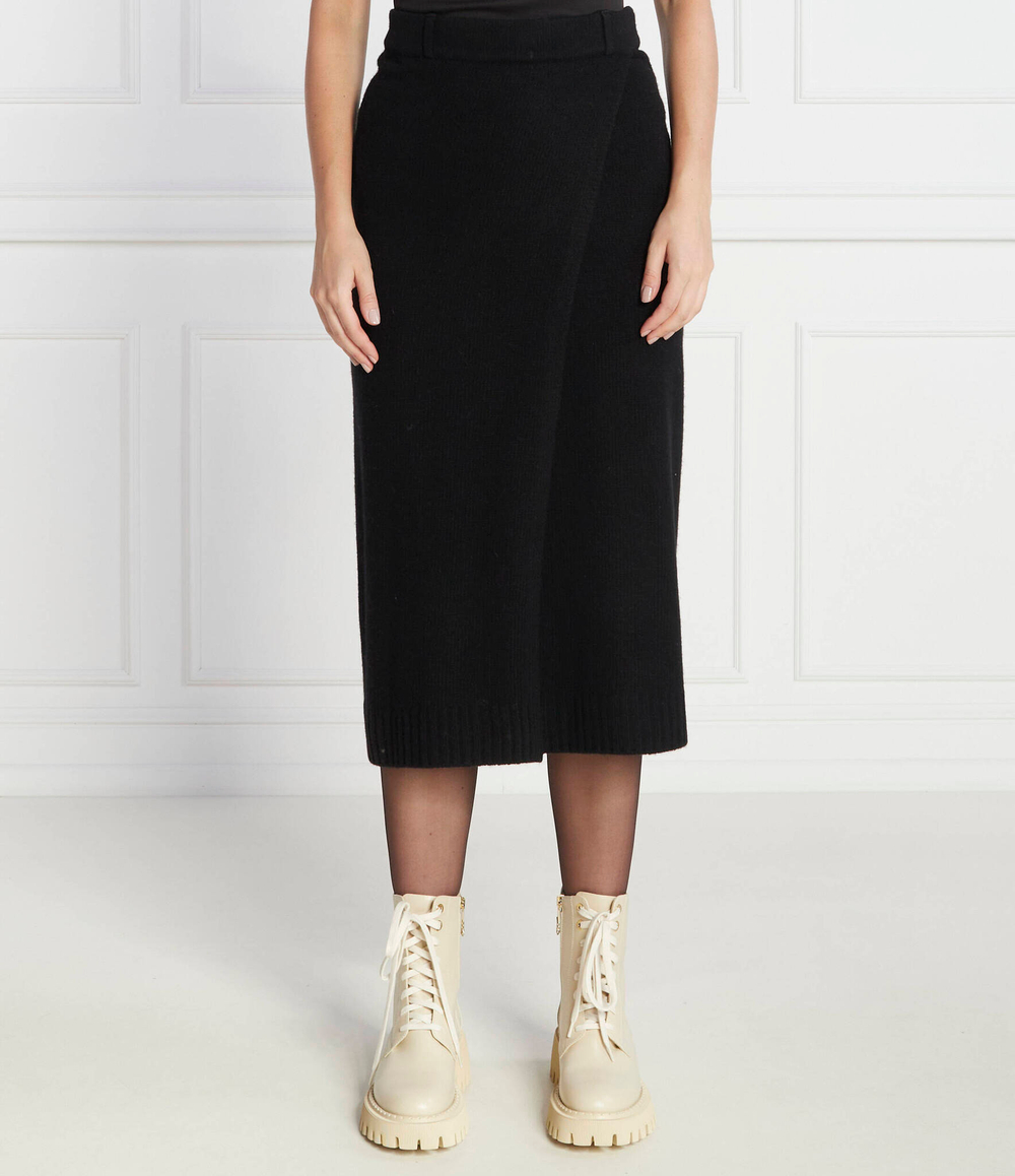 Хлопковая юбка FIABA MAX&amp;Co. - черный(730402)