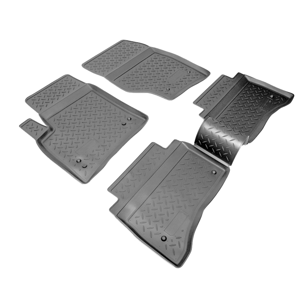 Ковры в салон Norplast/Unidec для Porsche Cayenne (2002-2010)Полиуретан,Черный, арт.NPL-Po-66-31