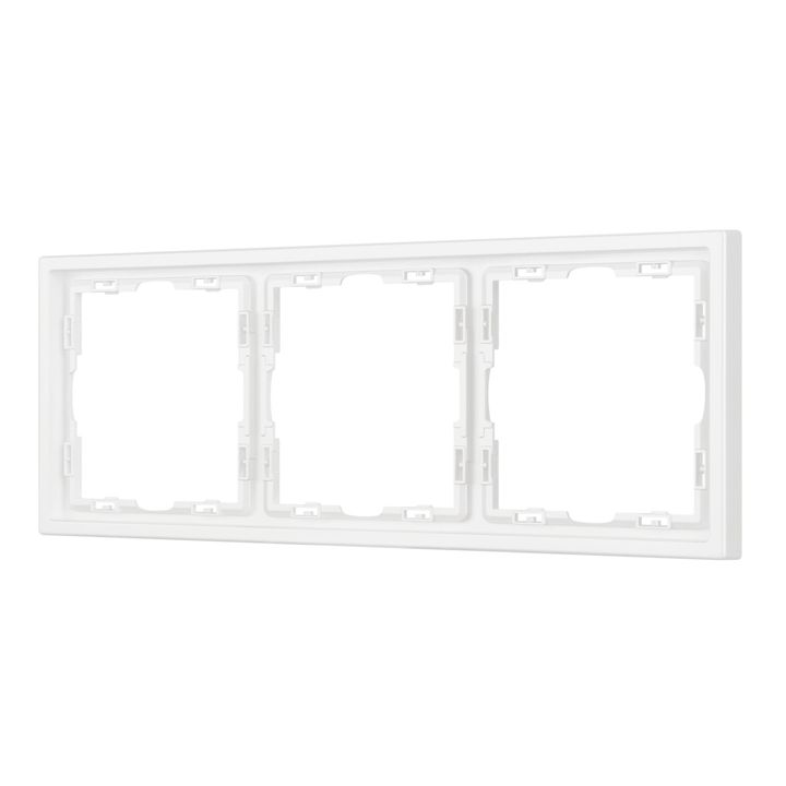 Рамка пластиковая Arlight FRM-NOBE-SFPL-3-WH 054219