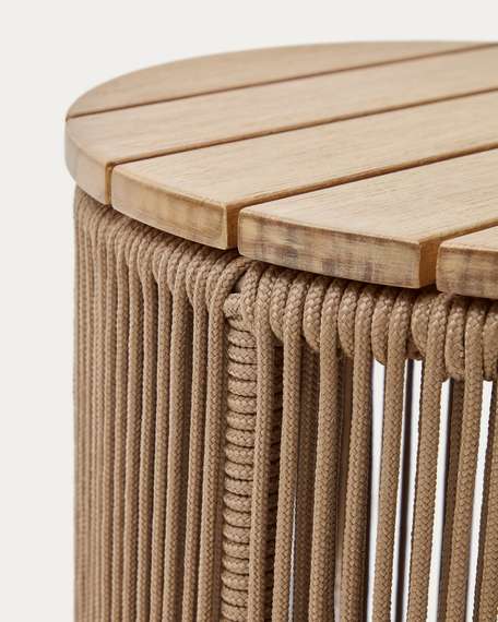 Журнальный столик Dandara Ø40х52 см бежевый