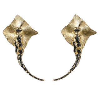 Серьги скат