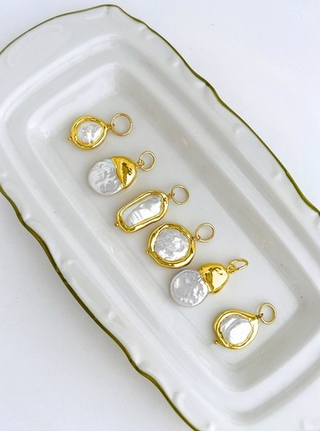 Подвеска Жемчуг с обрамлением maxi