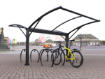 Велопарковка с навесом Комос