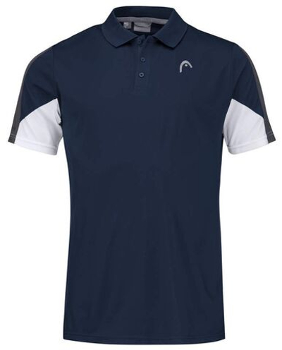 Мужское теннисное поло Head Club 22 Tech Polo Shirt M - dark blue