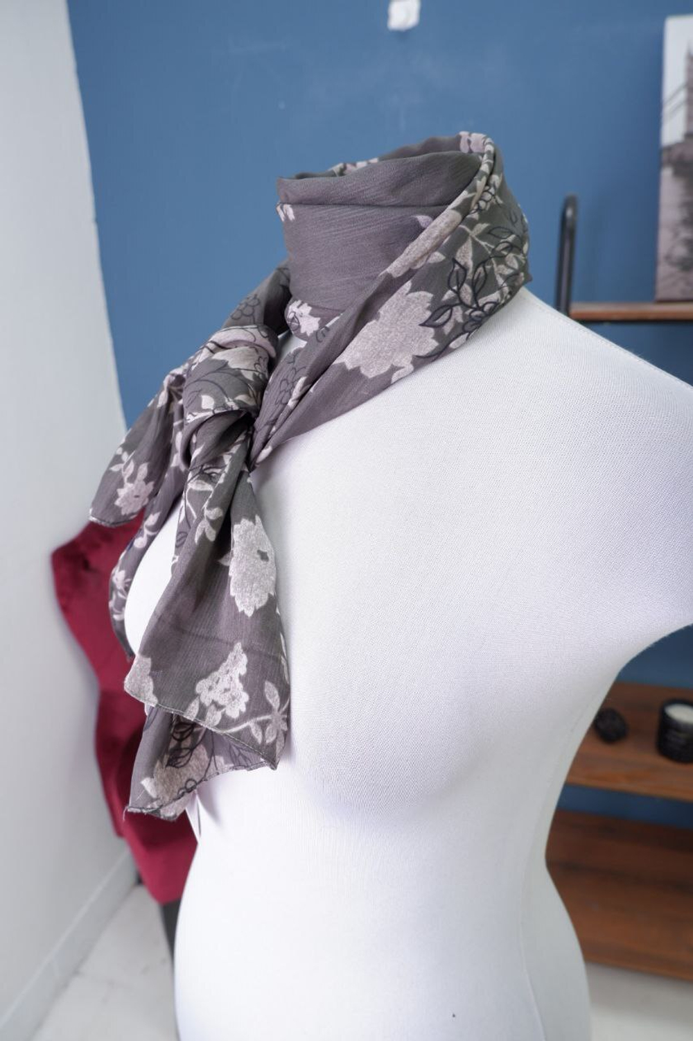 Шарф с принтом