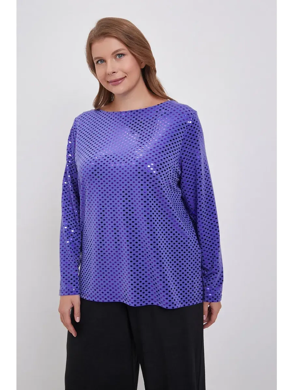 Блузка нарядная с пайетками