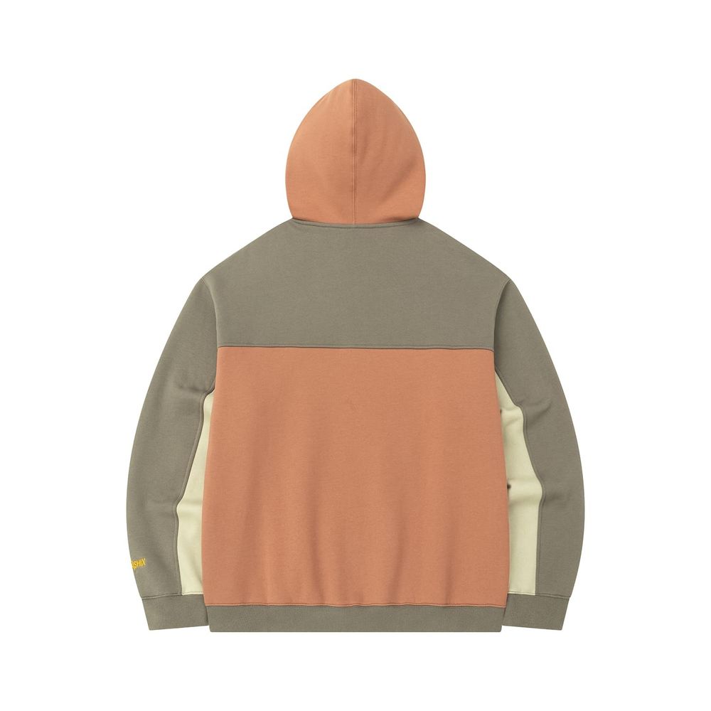 Худи Ymkashix HTF Three Color Block коричневый / оранжевый