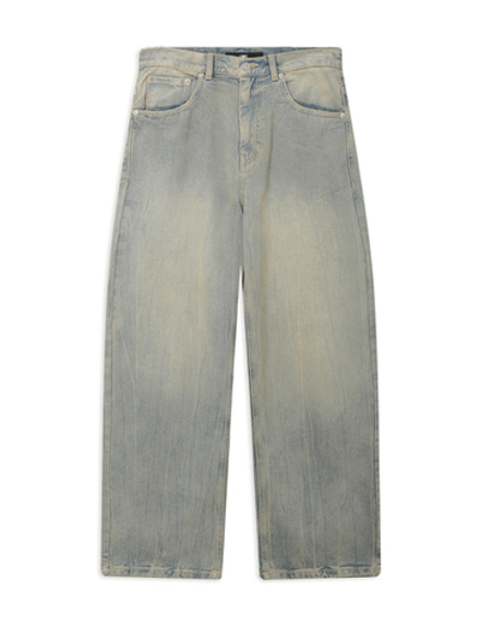 Мужские Джинсы Washed Stitch