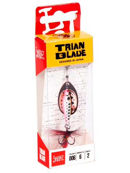 Блесна вращающаяся Lucky John TRIAN BLADE ROUND 06.0г 006
