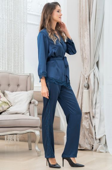 Комплект 2 предмета с брюками Mia-Amore FRIDA Фрида 3794 синий