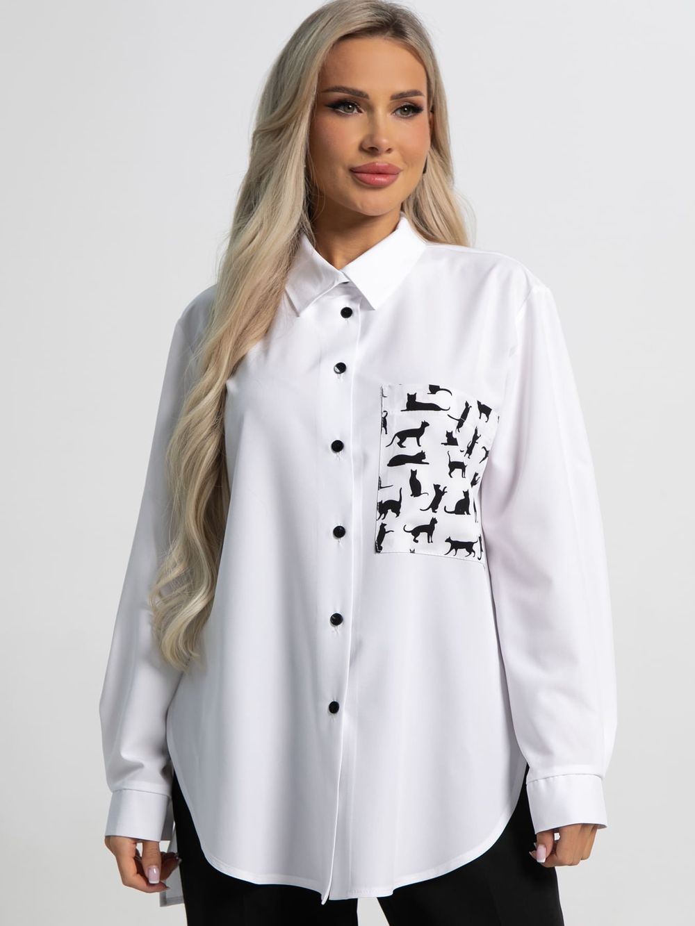 Рубашка Паола (белая) Б15480-8М LT Collection