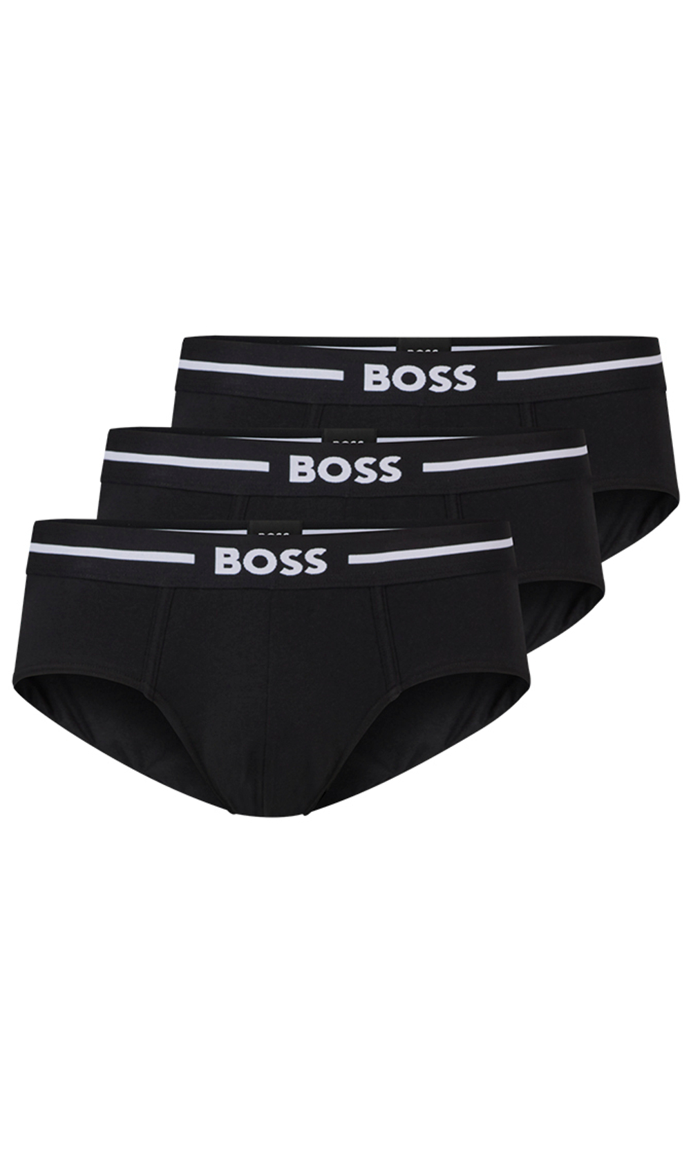 Трусы (набор 3 пары) мужские BOSS HipBr 3P Bold 10243078 01