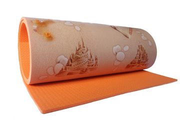 Коврик детский развивающий для йоги и фитнеса Isolon Decor Пляж, 180х55х0,8 см