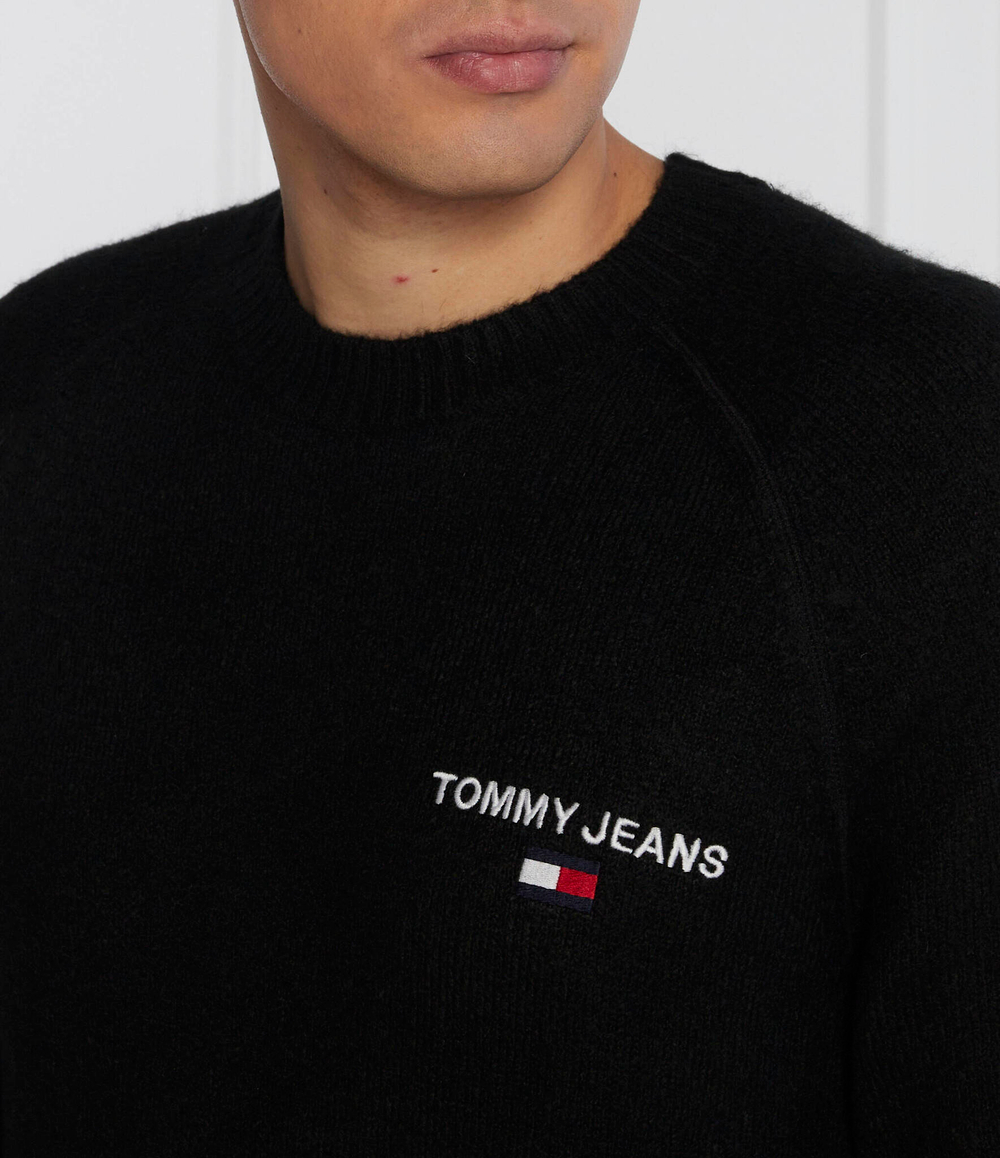 Свитер RAGLAN Tommy Jeans - черный(DM0DM17756)