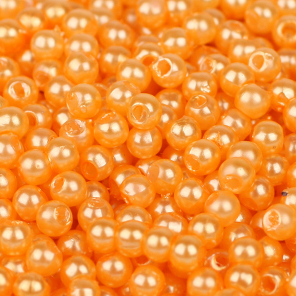 Бусы пластиковые -4мм-25г-Colibry