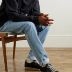 Golden Goose Ball Star / Черные тканевые / черная звезда муж