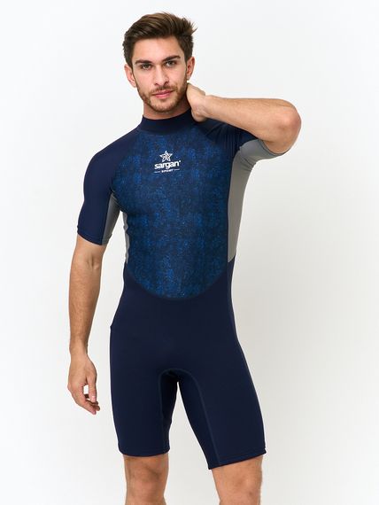 Короткий гидрокостюм Sargan Sport 1070/BL 2 мм синий