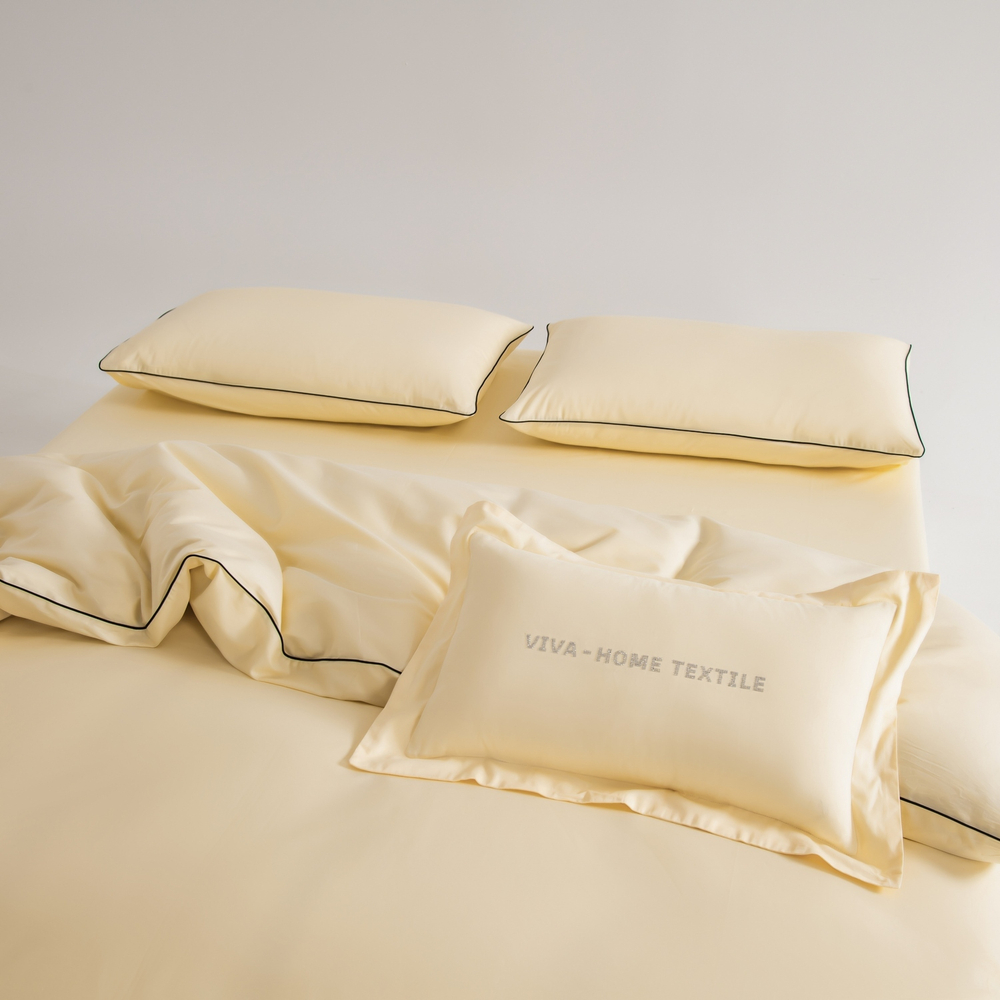 Комплект постельного белья Однотонный Сатин Элитный OCE010